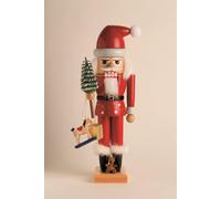 Cascanueces Santa Claus 29 Cm NUEVO Figura De Madera Erzgebirge Cascanueces