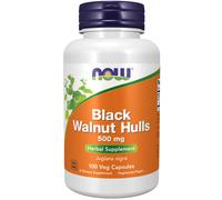 cáscara de nogal negro 500 mg - 100 cápsulas vegetales - now