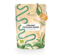 Cáscara de Psyllium Ecológico | 400 g | 99.9% Pureza + 90% Pura Fibra | Para 3 meses | Digestión, Tracto Intestinal y Efecto Saciante | Vegano y Sin Aditivos | Vegavero