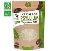 Cáscara de Psyllium Orgánico 500 gr - 99% Pureza - Fuente de fibra - Desintoxicación - Digestión