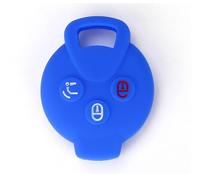 Cáscara Llave Carcasa Silicona Smart Fortwo 451 Forfour Roadster goma llavero. turquesa