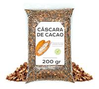 Cascarilla de Cacao 200 gr - Té de Cáscaras de Cacao - Cáscaras de Cacao para Infusión - Propiedades Naturales - Infusión de Hierbas (200 gr)