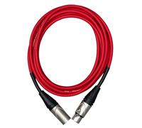 CASCHA Advanced Line - Cable de micrófono (9 m), color rojo