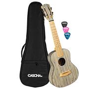 Cascha Bamboo Concert Graphite - Estuche y 3 púas