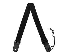 CASCHA Correa para ukelele, correa de transporte ajustable hasta 139cm, Nylon, Negro