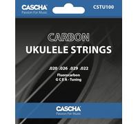 Cascha Cuerdas para ukelele de carbono de alta calidad para ukeleles soprano, concierto, tenor y barítono - Sonido claro, duradero y estable, ideal para principiantes y profesionales