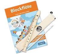Cascha HH 1510 DE - Set con flauta dulce soprano y libro de flauta en alemán y CD