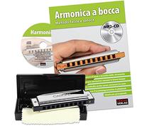Cascha HH 1600 IT - Set blues armónica con manual en italiano