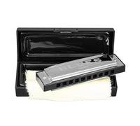 CASCHA HH 2007 Armónica de blues, en Do mayor con estuche y paño de limpieza