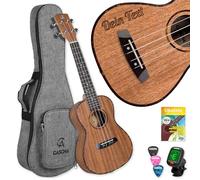 Cascha HH-2036 - Juego de ukelele de concierto con grabado personalizado