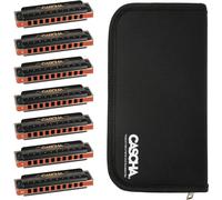 Cascha HH 2224 Professional Blues Set C-D-E-F-G-A-Bb Armónica diatónica