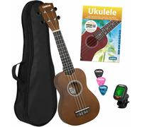 Cascha Soprano Uke Linden Set BRN