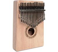Cascha Kalimba, caoba, pulgar clavier, dedo piano con 10 lengüetas, accesorios, bolsa de plástico, bolsa, paño de limpieza, martillo afinador, pegatina para partituras