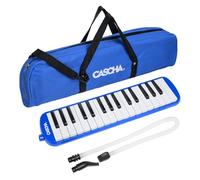 CASCHA Melódica con estuche y boquilla, Instrumento para niños y principiantes, Azul