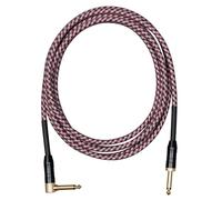 CASCHA Professional Line - Cable para guitarra (3 m), color rojo