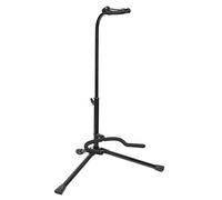 CASCHA Soporte de Guitarra con Trípode, adecuado para guitarra de concierto, western, bajo y eléctrica, regulable en altura, negro