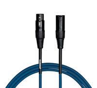 CASCHA Standard Line - Cable de micrófono (XLR, 3 m), color azul