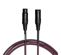 CASCHA Standard Line - Cable de micrófono (XLR, 3 m), color morado