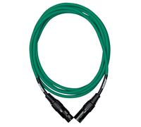 Cascha Standard Line - Cable para micrófono (XLR, 9 m), color verde