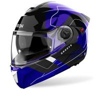 Casco abatible Airoh Specktre Groove azul brillante XL