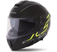 Casco abatible Cassida Modulo 2.1 Plus Carbon amarillo fluo-plata-negro L