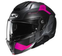 HJC i91 Carst MC8SF Negro/Antracita/Rosa XS mujeres