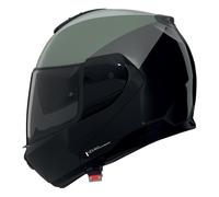 Nolan N100-6 Verniciatura Speciale 356, casco abatible M female Mate Negro/Gris Oscuro/Verde