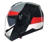 Casco Modular Nolan N90-3 06 Blocco Negro/Rojo/Gris Lava/Blanco BrillanteS Negro,Rojo,Gris Lava,Blanco Brillante