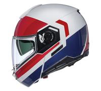Nolan N90-3 Roboto 345, casco abatible M male Blanco/Rojo/Azul Oscuro