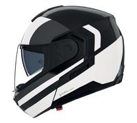 Casco Abatible Nolan N90-3 ROBOTO 348 Nero / Argento / Bianco