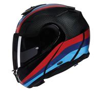 Casco Abatible Nolan X-1005 U.C. GRAN TOUR 348 Carbonio / Blu / Rosso / Azzurro