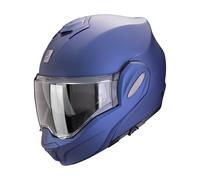 Casco abatible Scorpion EXO-TECH EVO PRO SOLID azul metalizado mate L