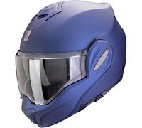 Casco abatible Scorpion EXO-TECH EVO PRO SOLID azul metalizado mate XL