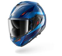 Casco Abatible Shark OXO MEKARIUM Blue Chrom Orange