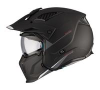 Casco abierto con máscara MT Streetfighter SV S Solid A1 negro mate con visera de iridio 2XL