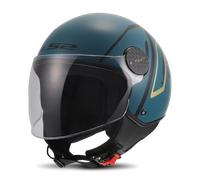 LS2 OF558 Sphere Lux II Minim Casco abierto, azul, tamaño XL para Hombres