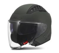 Casco Abierto LS2 OF600 Copter II Solid Verde MilitarL Verde Militar
