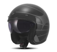 Casco Abierto LS2 OF601 BOB II Cosmic Negro/GrisXL Negro,Gris