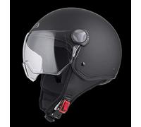 Casco Abierto MINIJET Modelo Capital Vision Matt Black