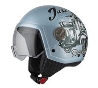 Casco Abierto MINIJET Modelo Zeta 2 Bello Pearl White