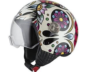 Casco Abierto MINIJET Modelo Zeta 2 Catrina