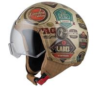 Casco Abierto MINIJET Modelo Zeta 2 RETROLABELS