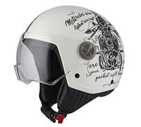 Casco Abierto MINIJET Modelo Zeta 2 Tank Bone