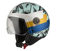 Casco Abierto MINIJET Modelo Zeta 2 Wind&Surf Blue