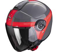 Casco abierto Scorpion EXO-CITY II Short gris-rojo XS