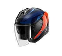 SHARK Casco abierto Skwal i3 Jet Mekarium XXL femenino Negro/Naranja/Azul