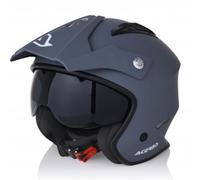 Casco Acerbis Gris Oscuro Mate Jet Aire Talla S