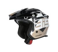 Casco Acerbis Helmet Jet Aria Trial 22.06 Negro Marrón Talla S