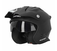 Casco Acerbis Jet Aria ECE-R 22.06 Street Urban Nero Opaco Mote Trial Scooter