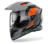 Casco Adventure Airoh Bandit Naranja mateL Naranja mate
